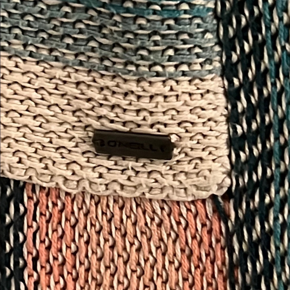 O’Neill Baja Striped Hooded Sweater Surfer Skater Boho Laid-Back Coastal Small - Picture 3 of 6